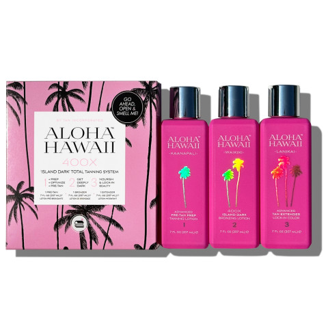 Aloha Hawaii BOX 3 step Total Tanning System  3x 207ml