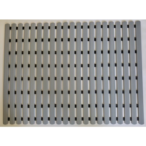Long durability floor mat 80cm x 60cm - grey